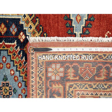 Load image into Gallery viewer, 4&#39;1&quot;x6 Thick and Plush Brick Red Persian Viss Design Hand Knotted Oriental Rug FWR378768