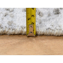 Load image into Gallery viewer, 4&#39;2&quot;x6&#39; Broken Persian Design Wool and Pure Silk Hand Knotted Ivory Oriental Rug FWR379098