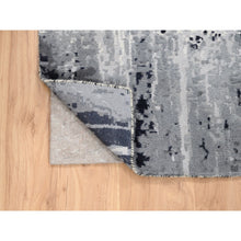 Load image into Gallery viewer, 3&#39;x4&#39;10&quot; Hand Knotted Ivory Abstract Design Wool and Silk Oriental Rug FWR379158