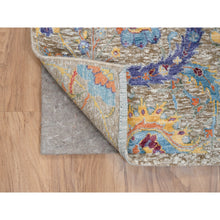 Load image into Gallery viewer, Silk Oriental Rug, Carpets, Handmade, Montana USA.