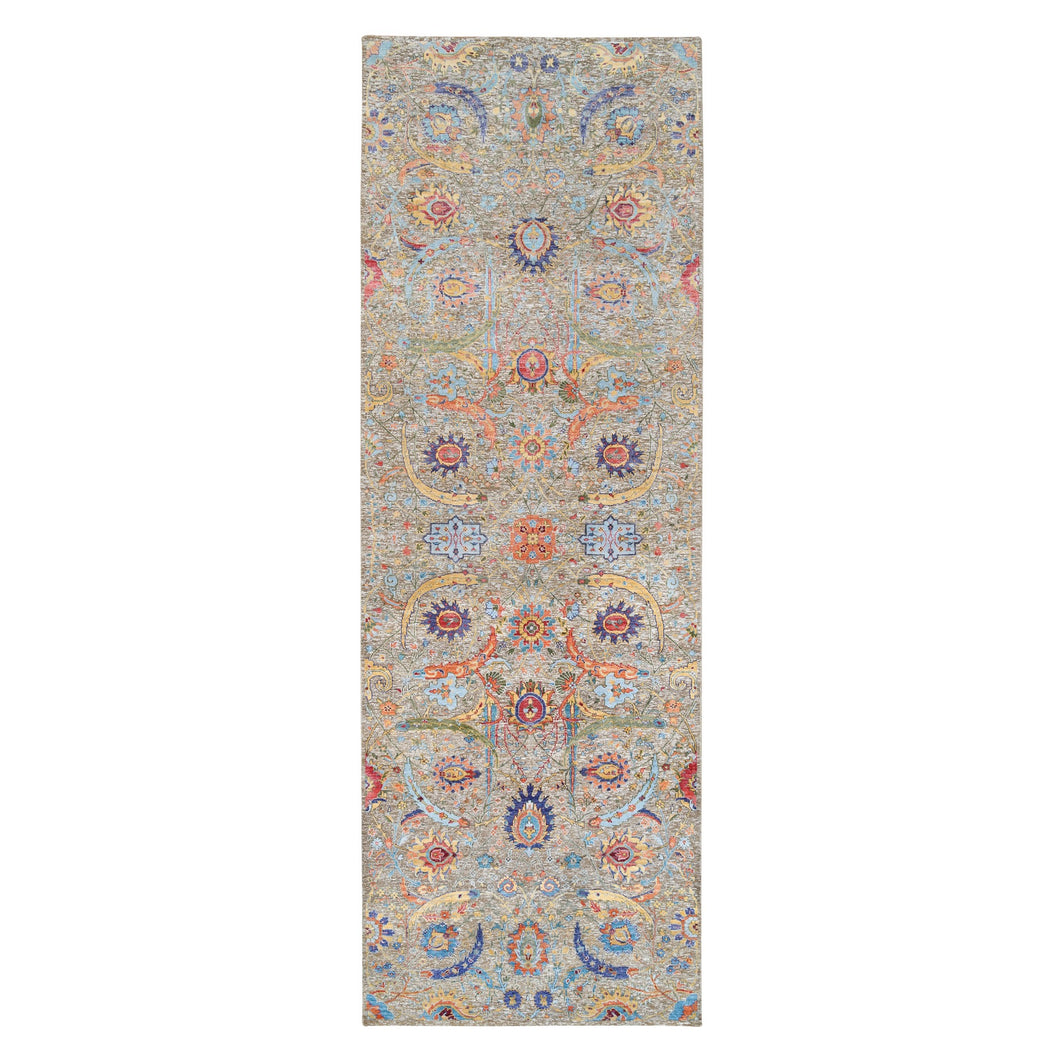 Taupe Oriental Rug, Carpets, Handmade, Montana USA.