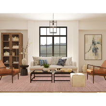 Load image into Gallery viewer, 9&#39;3&quot;x12&#39; Modern Design Hand Loomed Soft Wool Coral Pink Oriental Rug FWR380904