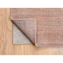 Load image into Gallery viewer, 9&#39;3&quot;x12&#39; Modern Design Hand Loomed Soft Wool Coral Pink Oriental Rug FWR380904