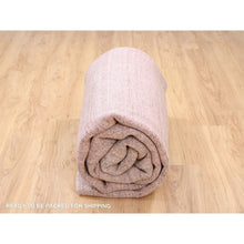 Load image into Gallery viewer, 8&#39;2&quot;x10&#39; Coral Pink Modern Design Hand Loomed Soft, Velvety Plush Wool Oriental Rug FWR380934