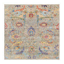 Load image into Gallery viewer, Taupe Oriental Rug, Carpets, Handmade, Montana USA.