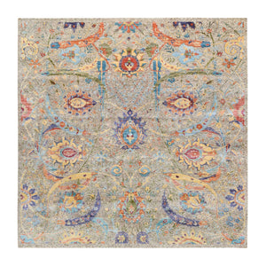 Taupe Oriental Rug, Carpets, Handmade, Montana USA.
