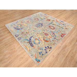 Taupe Oriental Rug, Carpets, Handmade, Montana USA.