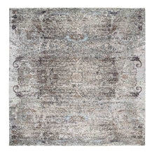 Load image into Gallery viewer, Gray Oriental Rug, Carpets, Handmade, Montana USA.