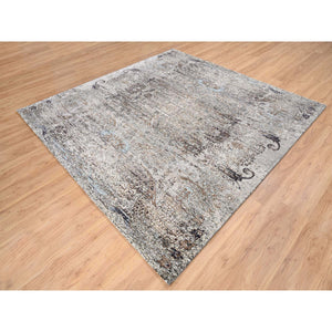 Gray Oriental Rug, Carpets, Handmade, Montana USA.
