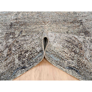 Gray Oriental Rug, Carpets, Handmade, Montana USA.