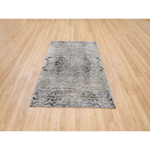 Gray Oriental Rug, Carpets, Handmade, Montana USA.