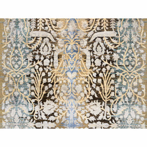 Honey Oriental Rug, Carpets, Handmade, Montana USA.