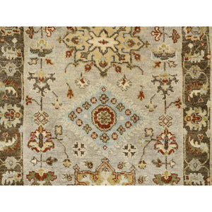 Gray Oriental Rug, Carpets, Handmade, Montana USA.