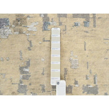 Load image into Gallery viewer, 12&#39;x17&#39;9&quot; Gray, Wool and Silk Hand Knotted, Modern Abstract Design, Oversized Oriental Rug FWR383370
