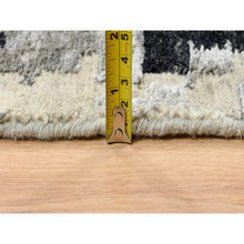 Load image into Gallery viewer, 12&#39;x17&#39;9&quot; Gray, Wool and Silk Hand Knotted, Modern Abstract Design, Oversized Oriental Rug FWR383370