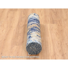 Load image into Gallery viewer, Denim Oriental Rug, Carpets, Handmade, Montana USA.