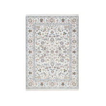 Load image into Gallery viewer, Ivory Oriental Rug, Carpets, Handmade, Montana USA.