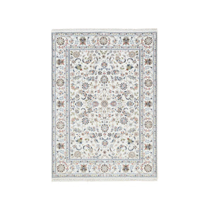 Ivory Oriental Rug, Carpets, Handmade, Montana USA.