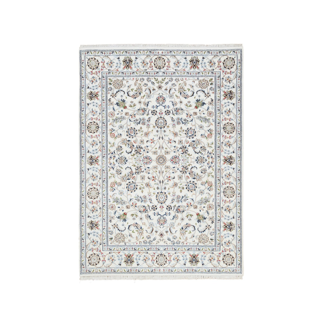 Ivory Oriental Rug, Carpets, Handmade, Montana USA.