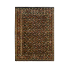 Load image into Gallery viewer, Navy Oriental Rug, Carpets, Handmade, Montana USA.
