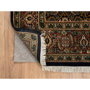 Navy Oriental Rug, Carpets, Handmade, Montana USA.