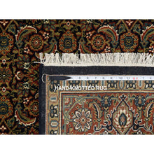 Load image into Gallery viewer, Navy Oriental Rug, Carpets, Handmade, Montana USA.