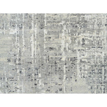 Load image into Gallery viewer, 14&#39;1&quot;x18&#39;4&quot; Gray Hand Spun Undyed Natural Wool Modern Hand Knotted Oversized Oriental Rug FWR385020