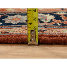 Load image into Gallery viewer, 2&#39;7&quot;x16&#39;3&quot; Terracotta Red, Antiqued Fine Heriz Re-Creation Densely Woven, Natural Dyes Soft Wool Hand Knotted, XL Runner Oriental Rug FWR385188