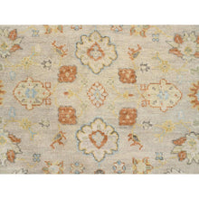 Load image into Gallery viewer, 9&#39;1&quot;x11&#39;9&quot; Tan Color, Oushak Design Supple Collection, Thick and Plush Pure Wool Hand Knotted, Oriental Rug FWR386880