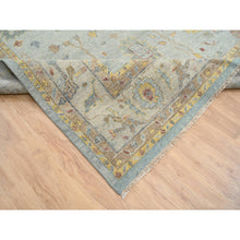 Load image into Gallery viewer, 12&#39;x18&#39; Light Gray, Oushak Design Supple Collection, Thick and Plush Pure Wool Hand Knotted, Oversized Oriental Rug FWR387186