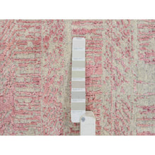 Load image into Gallery viewer, 2&#39;6&quot;x8&#39; Rose Pink, All Over Design Wool and Art Silk, Jacquard Hand Loomed, Runner Oriental Rug FWR388866