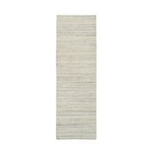 Load image into Gallery viewer, 2&#39;6&quot;x7&#39;10&quot; Beige, Hand Loomed, Variegated Textured Modern Design Natural Wool, Runner Oriental Rug FWR388956