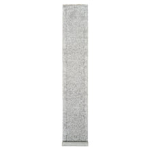 Load image into Gallery viewer, 2&#39;7&quot;x17&#39;7&quot; Gray, Hand Knotted Wool and Pure Silk, Broken Persian Design, XL Runner Oriental Rug FWR390132