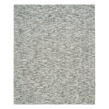 Load image into Gallery viewer, 8&#39;2&quot;x10&#39; Earth Tone Colors, Modern Striae Design, Soft to the Touch, Pure Wool, Hand Loomed, Oriental Rug FWR391404
