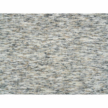 Load image into Gallery viewer, 8&#39;2&quot;x10&#39; Earth Tone Colors, Modern Striae Design, Soft to the Touch, Pure Wool, Hand Loomed, Oriental Rug FWR391404