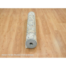 Load image into Gallery viewer, 5&#39;x8&#39;1&quot; Light Blue, Hand Knotted Nain with Center Medallion Flower Design, 250 KPSI Soft Wool, Oriental Rug FWR391698