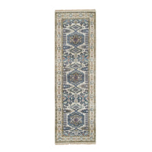 Load image into Gallery viewer, 2&#39;5&quot;x8&#39;1&quot; Ivory with Soft Tones, Reimagined Persian Viss Design, Plush and Lush Soft Pile, Natural Wool Hand Knotted, Runner Oriental Rug FWR392676