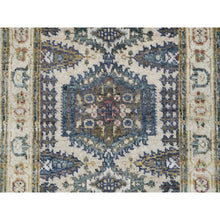 Load image into Gallery viewer, 2&#39;5&quot;x8&#39;1&quot; Ivory with Soft Tones, Reimagined Persian Viss Design, Plush and Lush Soft Pile, Natural Wool Hand Knotted, Runner Oriental Rug FWR392676