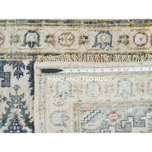 Load image into Gallery viewer, 2&#39;5&quot;x8&#39;1&quot; Ivory with Soft Tones, Reimagined Persian Viss Design, Plush and Lush Soft Pile, Natural Wool Hand Knotted, Runner Oriental Rug FWR392676