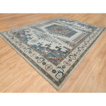 Load image into Gallery viewer, 14&#39;x18&#39;3&quot; Ivory with Soft Tones, Plush and Lush Soft Pile, Natural Wool Hand Knotted, Reimagined Persian Viss Design, Oversized Oriental Rug FWR392742