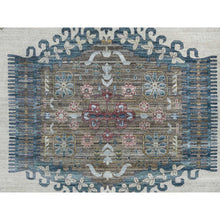 Load image into Gallery viewer, 14&#39;x18&#39;3&quot; Ivory with Soft Tones, Plush and Lush Soft Pile, Natural Wool Hand Knotted, Reimagined Persian Viss Design, Oversized Oriental Rug FWR392742