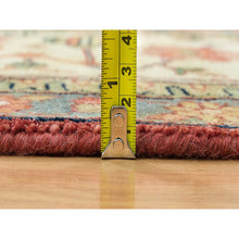 Load image into Gallery viewer, 12&#39;x18&#39;2&quot; Terracotta Red, Densely Woven Natural Dyes, Organic Wool Hand Knotted, Antiqued Fine Heriz Re-Creation, Oversized Oriental Rug FWR393012