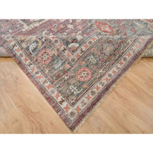 Load image into Gallery viewer, 11&#39;10&quot;x18&#39;1&quot; Tuscan Red, Vegetable Dyes, Soft Wool, Heriz Revival, Thick and Plush, Hand Knotted, Oriental Rug FWR395064