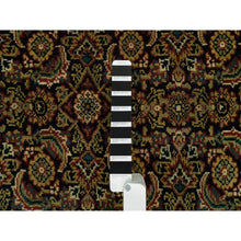 Load image into Gallery viewer, 8&#39;1&quot;x10&#39;1&quot; Navy Blue, Herati with All Over Design, Dense Weave, 175 KPSI, Pure Wool, Hand Knotted, Oriental Rug FWR395628