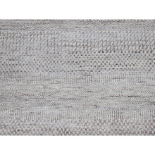 Load image into Gallery viewer, 7&#39;8&quot;x10&#39;3&quot; Silver Grass Design Wool and Silk Hand Knotted Oriental Rug FWR396342