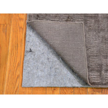 Load image into Gallery viewer, 2&#39;x3&#39; Brown Silken Modern Tone on Tone Mat Hand Loomed Oriental Rug FWR396960