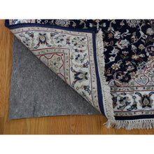 Load image into Gallery viewer, Navy Oriental Rug, Carpets, Handmade, Montana USA.
