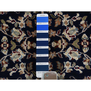Navy Oriental Rug, Carpets, Handmade, Montana USA.