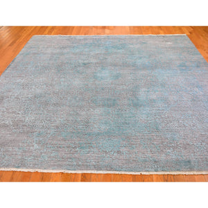 Aqua Oriental Rug, Carpets, Handmade, Montana USA.