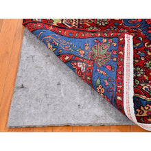 Load image into Gallery viewer, 4&#39;3&quot;x6&#39;2&quot; New Persian Nahavand with Vivid Colors Dense Weave Organic Wool Hand Knotted Oriental Rug FWR397896